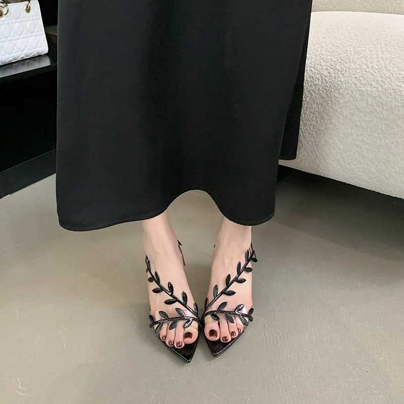 Low sandals womens leather low heel Roman PU slider rubber hooded fabric low sandals womens leather low heel Roman PU sliderXJ250319
