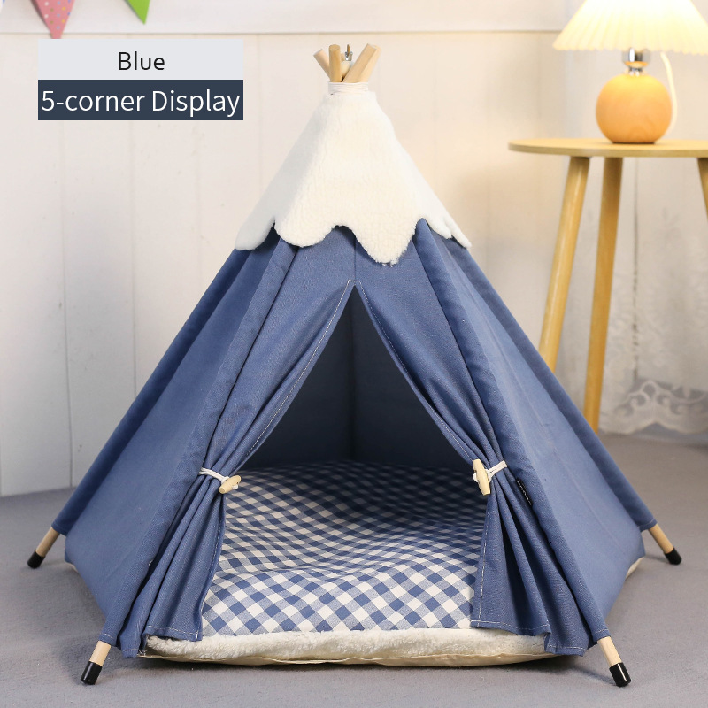 Designer Cat House by Pet Supplies Portable Tent Villa with Durable Materials and Easy Cleaning Features