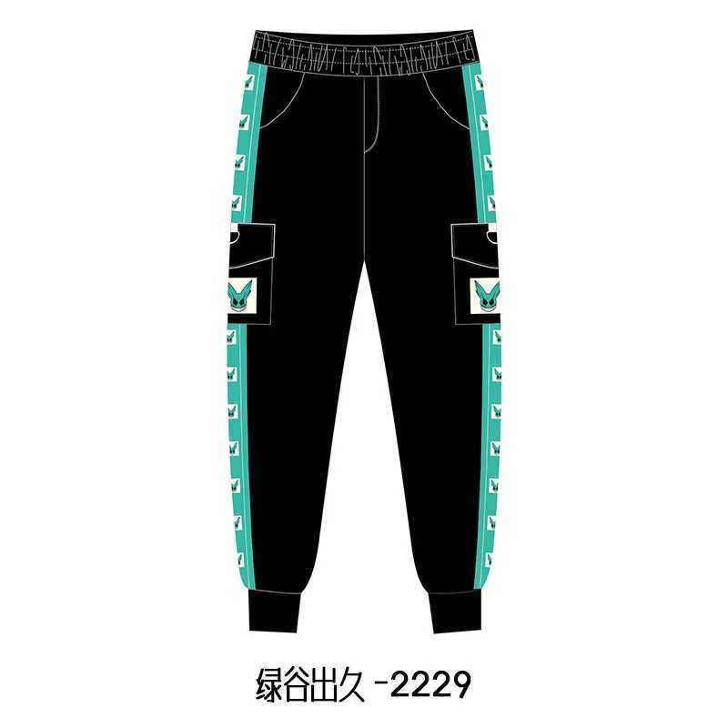 My Hero Academia Japan Anime 2024 New Fashion Printing Casual Pants Sweatpants Running Sporting Clothing Winter Cargo pants X250319
