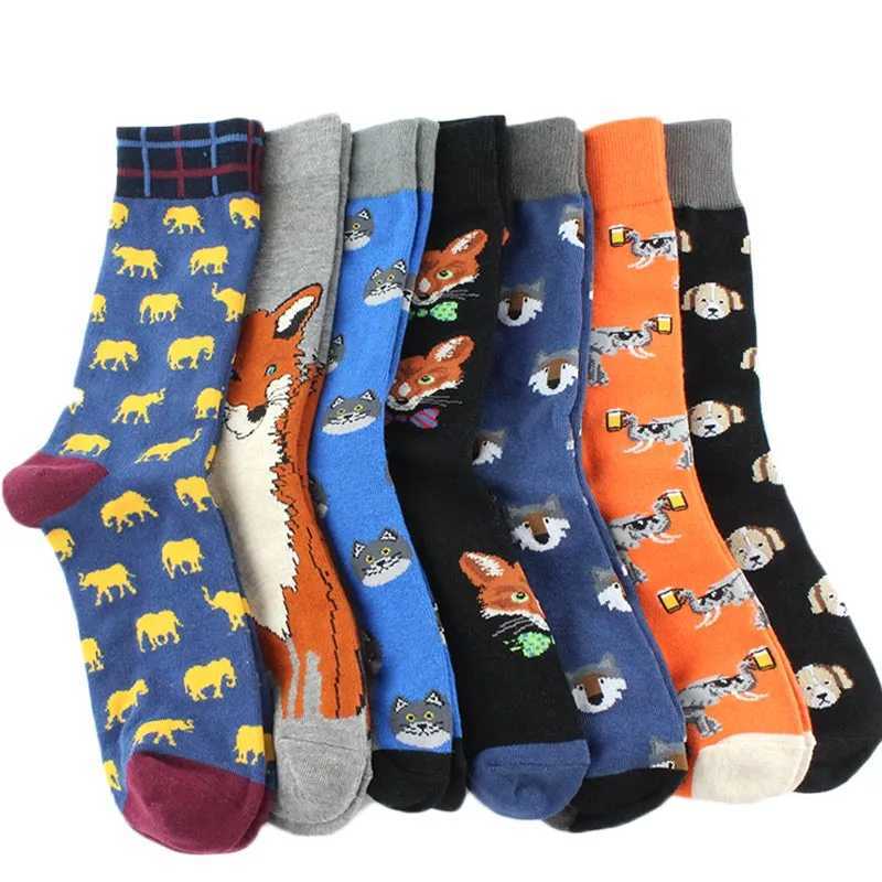 Hip Hop Socks Men Tide Sox Colorful Streetwear Funny Mens Socks Funny Gifts For Men Skarpetki Harajuku X2503191