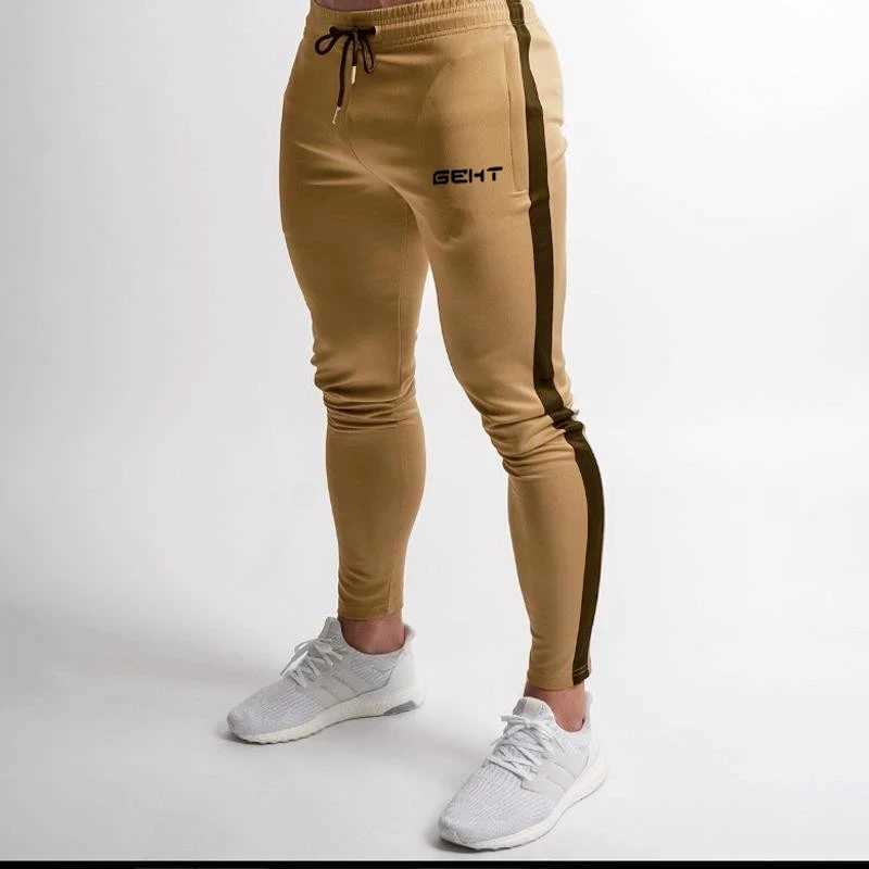 2024 GEHT brand Casual Skinny Pants Mens Joggers Sweatpants Fitness Workout Brand Track pants New Autumn Male Fashion Trousers X250319