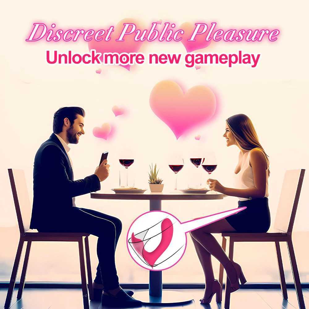 Bluetooth wearable vibrator G-spot negative vaginal massage massager vibrator female vibration underwear sex toy W250319