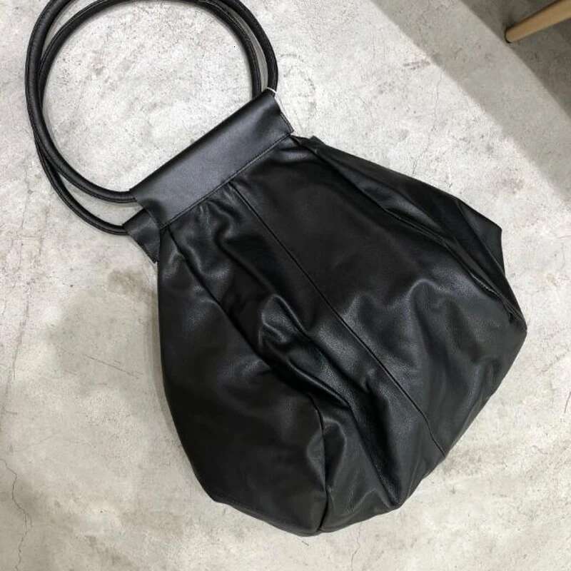Female Big 100% Cowhide Bags Casual Simple Designer Soft Leather Shoulder Shopper Tote Bag For Women