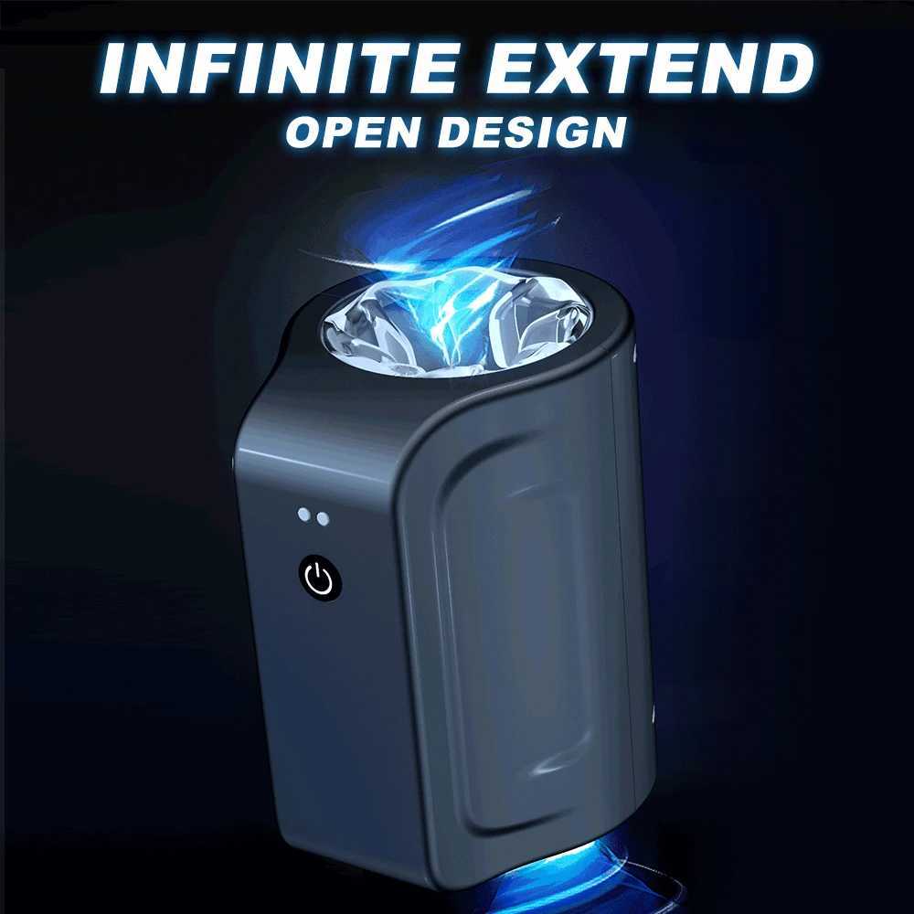 Automatic Telescopic Thrusting Rotating Male Masturbator Cup Vagina Blowjob Sucking Machine Real Equipment Adult Sex Toy for MenXJ250319