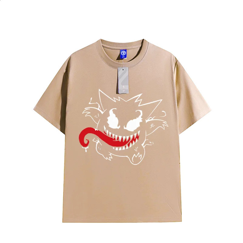 High quality loose fit suitable for European sizes 100 pure cotton printed fashionable mens and womens Tshirts short sleeves summer 250319