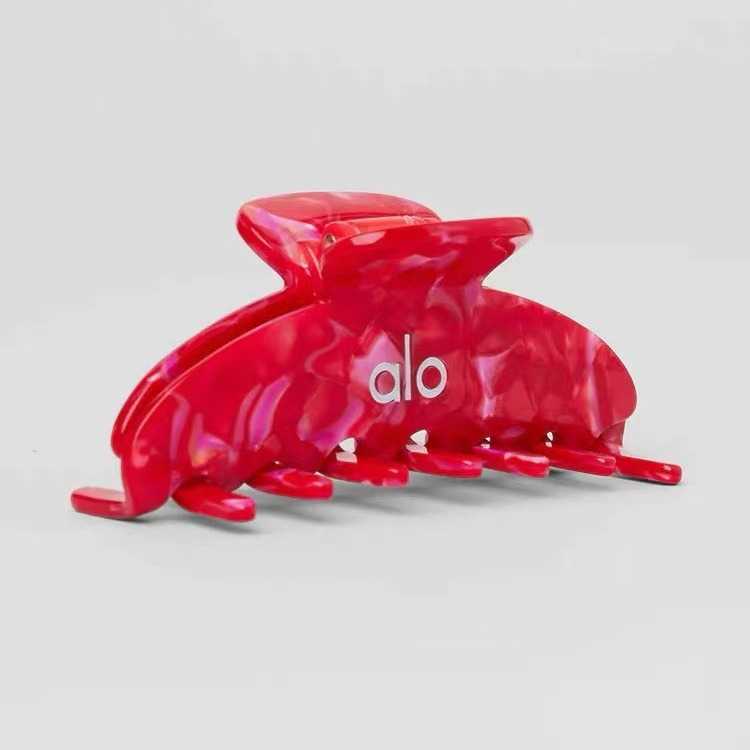 Hair Clips Barrettes Claw Shaped Clip Korean Edition Accessories Female Double Ears Hollow Acetate Grasp Rear Head Top Disc Tail H250318