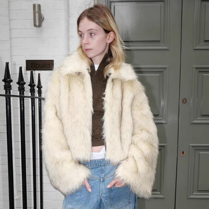 Thirteen line premium 2024 new integrated environmentally friendly fox fur coat women's short winter version