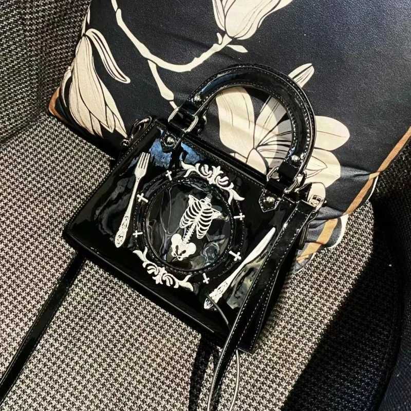 New Arrival Vintage Harajuku Punk Gothic Shoulder Underarm Bag Fashion Sweet Cool Y2k Aesthetic Handbags Casual Women Transparent Ita Bags T250318