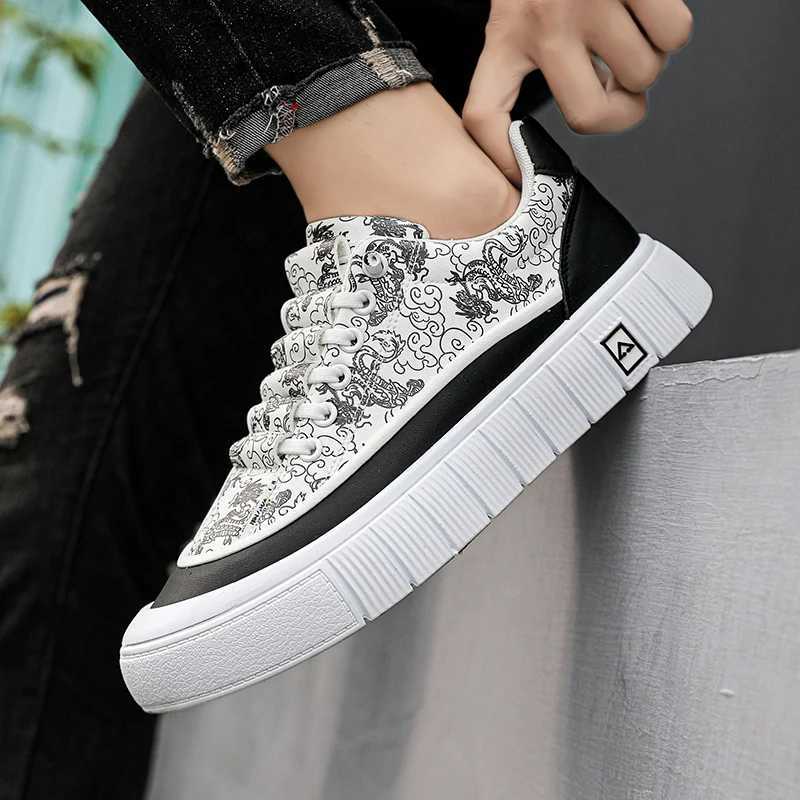 E-foot blue and white porcelain board shoes sports and leisure shoes trendy shoes mens shoes Y250318