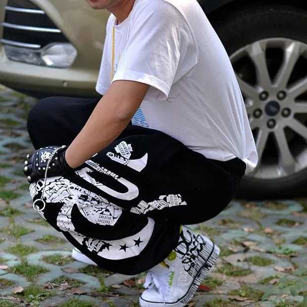 Sweatpant Mens Board Sports Trousers Youth Street Dance Wide Legs Pants Loose Rap Hip Hop Britches Harajuku Baggy TrackBottoms X250319