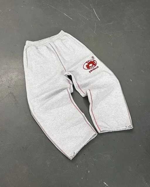 Sweatpants Y2K pants mens gothic hip-hop letters American retro double-layer design loose elastic waist jogging casual pants X250319