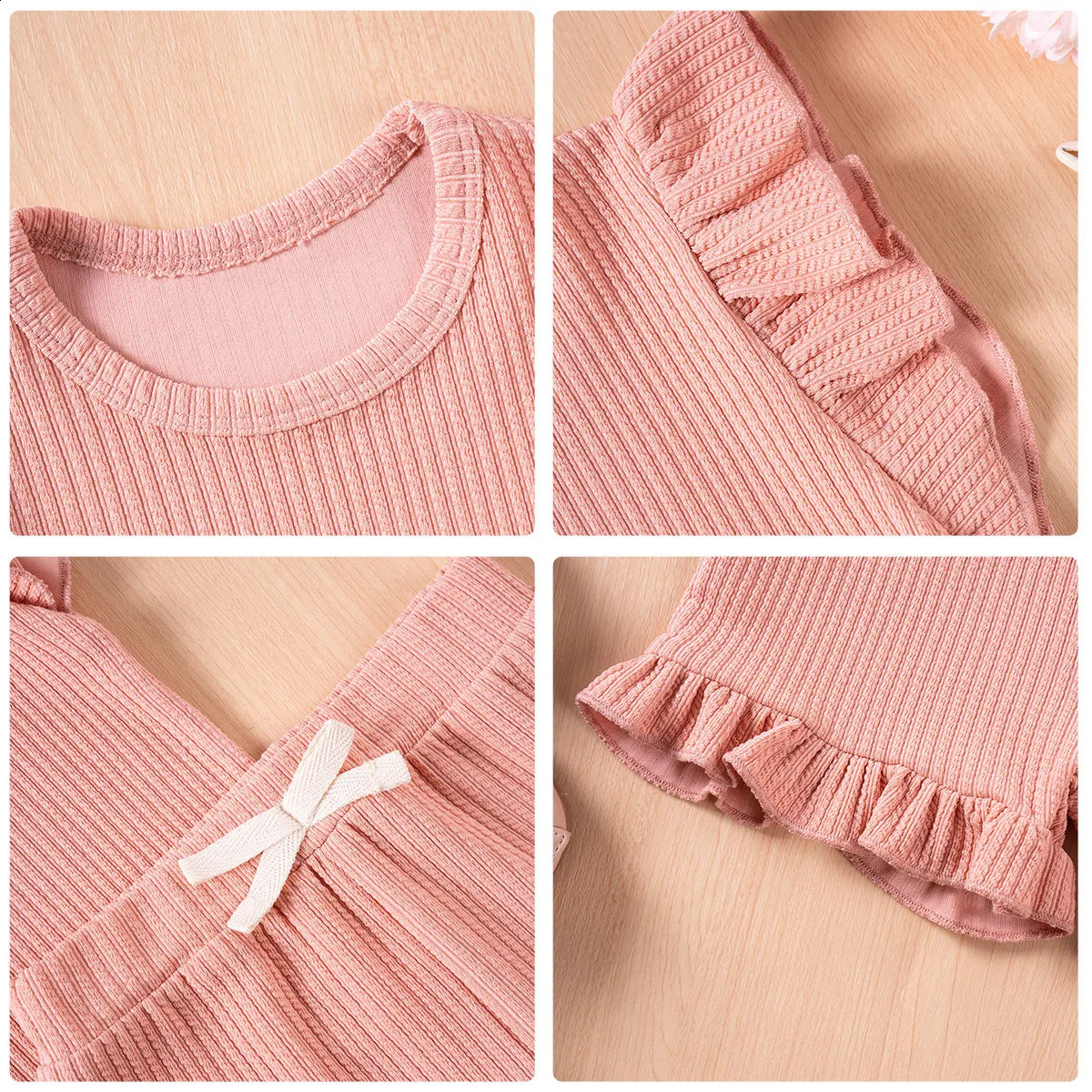 Summer Baby Cute Set Flight Shirt TopRuffle Shorts 2 pieces Fashionable Sweet Casual and Comfortable Suitable for Daily Outdoor Wearing 250319