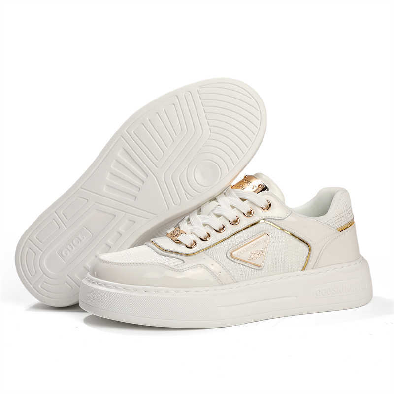 Men Shoes New Breathable Shoes Trendy Versatile White Shoes Athleisure Style Shoes Trendy Board Shoes Beige Free shipping shoes size 38-44