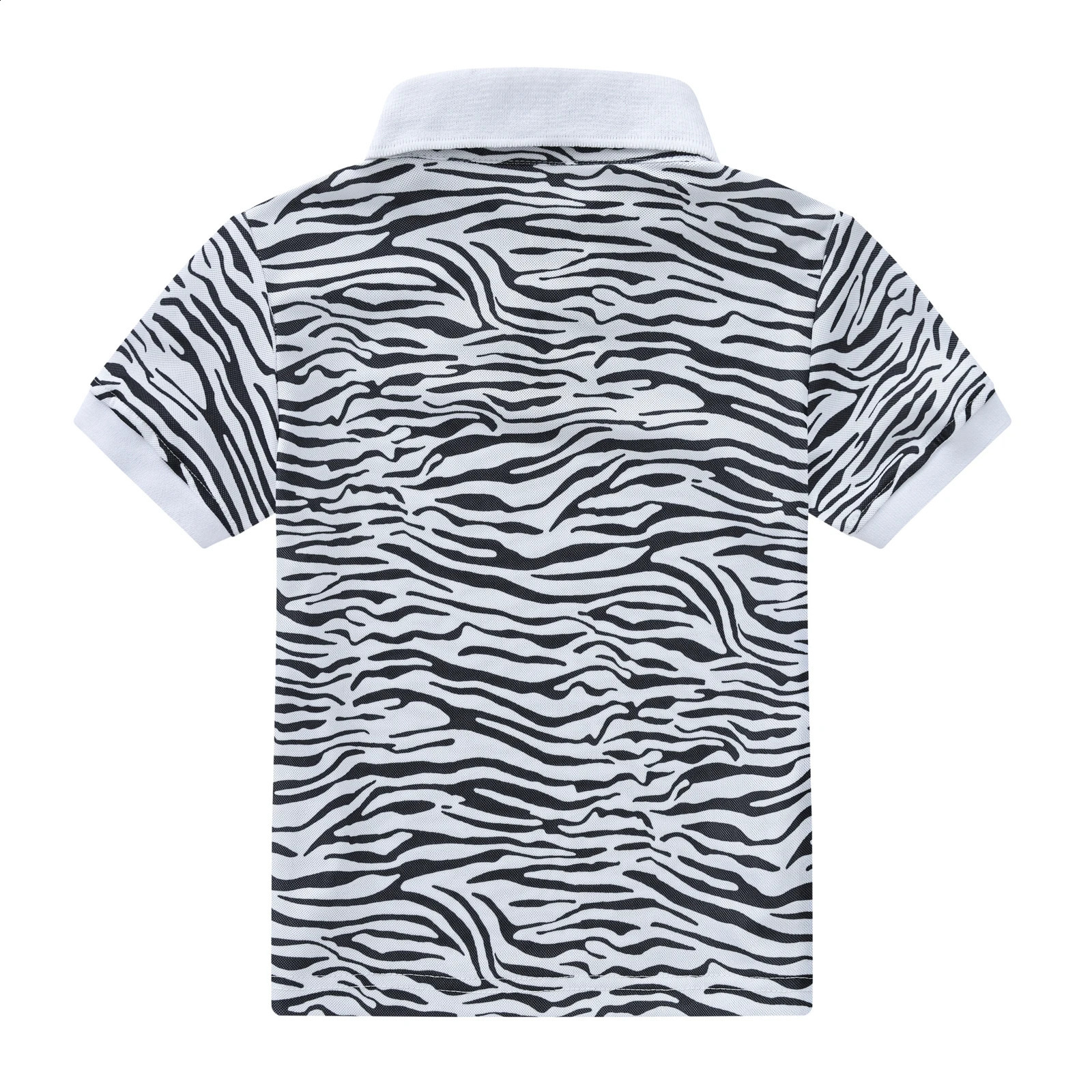 Printing lovely boys and girls fashion printing breathable button blouse leisure classic n lapel micro-elastic POLO shirt 250319