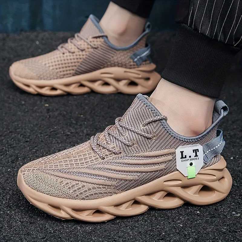 Mens Lightweight Fashion Plus Size Casual Sneakers Sports Mens Shoes Comfortable Breathable Shock Absorber Running Shoes Male Z250319
