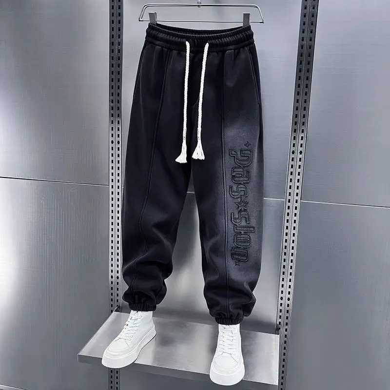 Spring Trendy Brand New Casual Pants Mens Ties Sports Sweatpants Loose and Versatile Teen Harem Pants X250319
