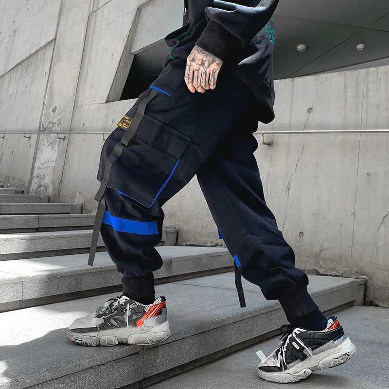 Hip Hop Mens Streetwear Pants Men Cargo Pants Jogger Casual Trousers New Multiple Pockets Harem Pants Male Fashion Sweatpants X250319