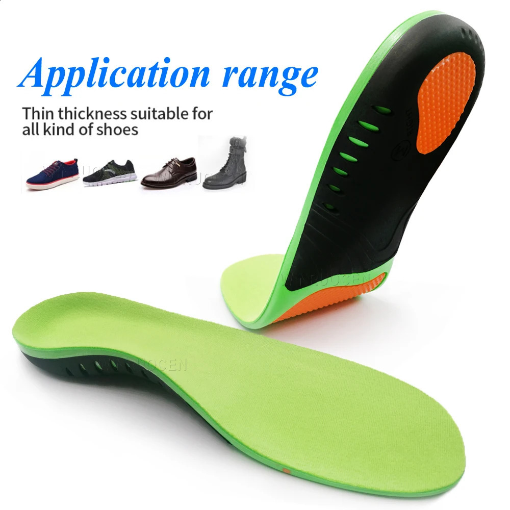 Ortic Insole High Arch Support Insoles X/O Type Leg Flat Feet Orthopedic Women Men Orthopedic Foot Pain Unisex Drop 250319