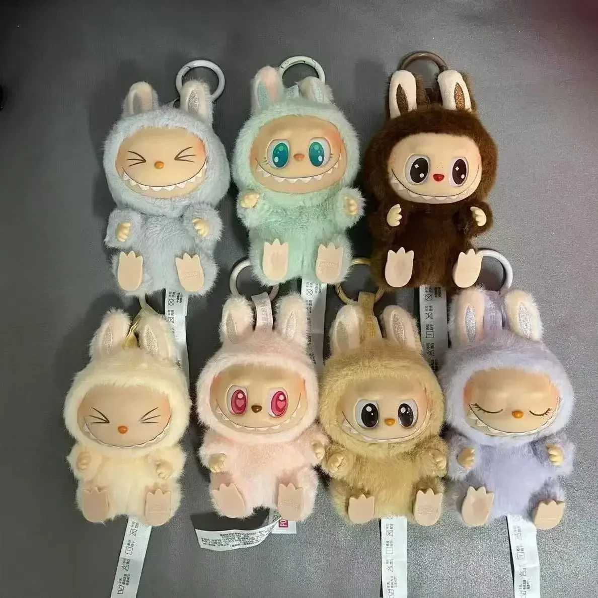 High Quality Macaron 2nd The Monsters Labubu Sitting Party Vinyl Plush Blind Box Decorative Surprise Box Doll Collection GiftT250318
