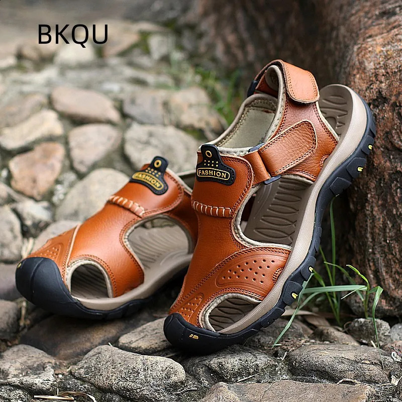 Mens Summer Sandals Fashion All-match Trendy Comfortable Breathable Massage Wear-Resistant Sports Big Size Casual Summer Main 250317
