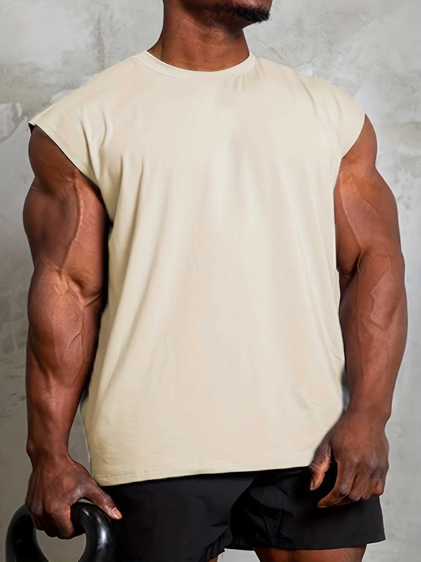 Mens Summer Fitness Set Breathable and Loose Fitness Training Sleeveless T-shirt Mens Quick Drying Tank Top Fitness ClothiT250318