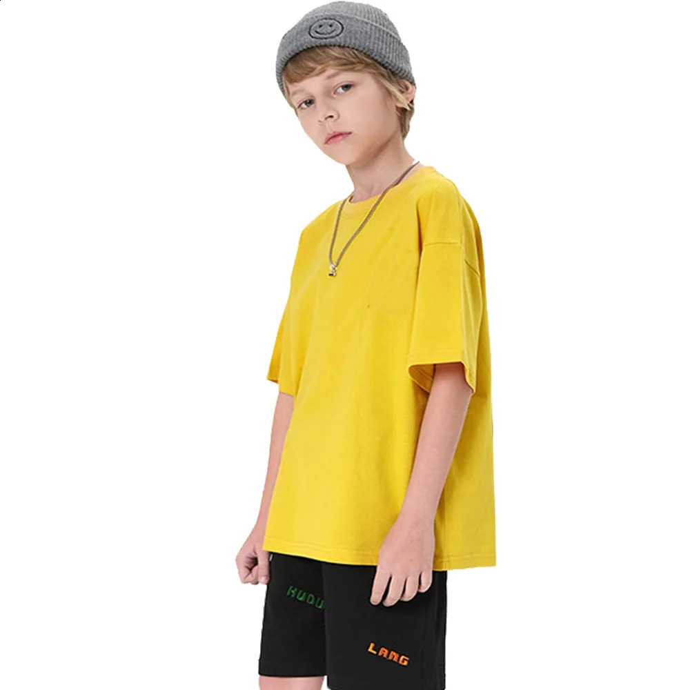 Classic Tshirts for Boys Girls Cotton White Black Tees Baby Toddler Short Sleeve T shirt Childrens Clothing Kids 2 to 14 Years 250319