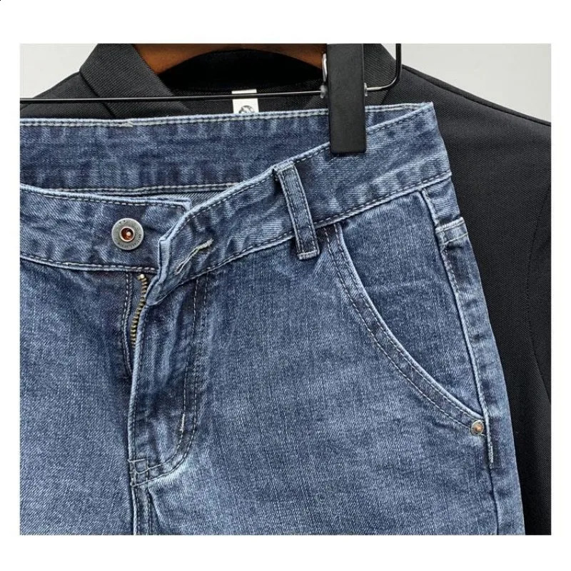 Mens casual tool denim shorts summer mens 250319