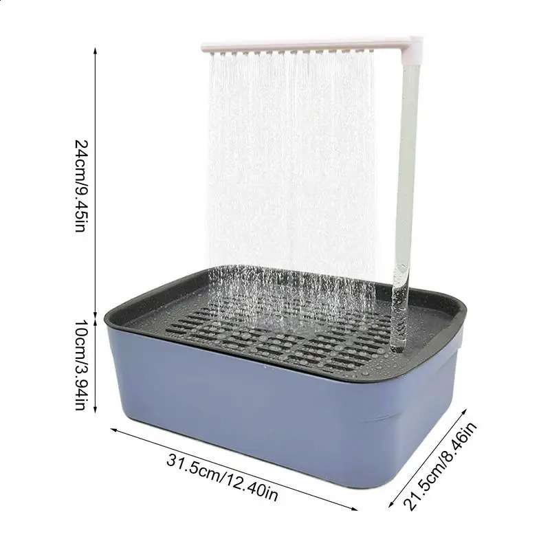 Automatic bathtub with shower pet circulating water bath parrot bird birdcage accessories 250318