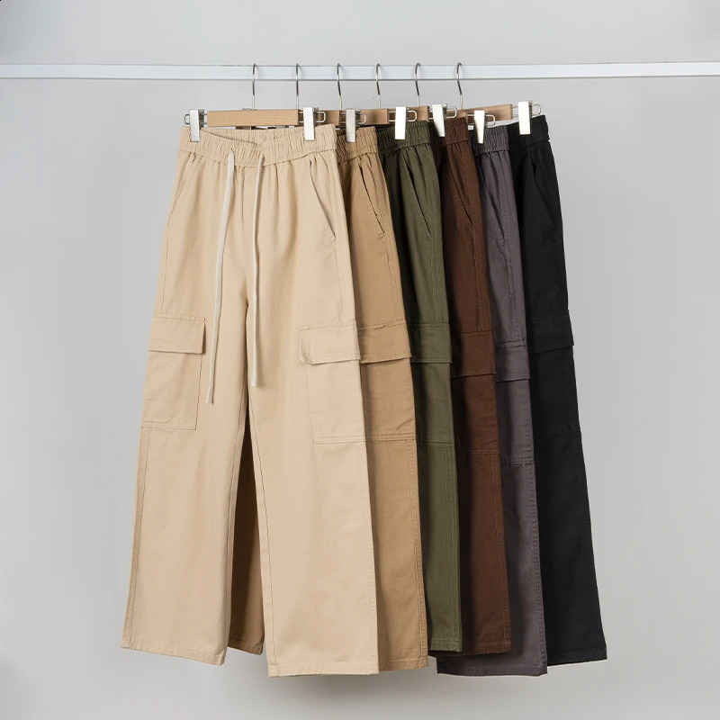 Product pants High quality cotton mens loose fit work casual highquality durable straight product SXXXL 250319