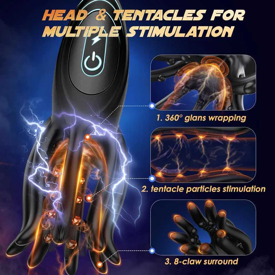 Male Masturbator Tactile Shape Penile Vibrator 360 Packaging Prostate Massager Handheld Adult Sex ToyXJ250319