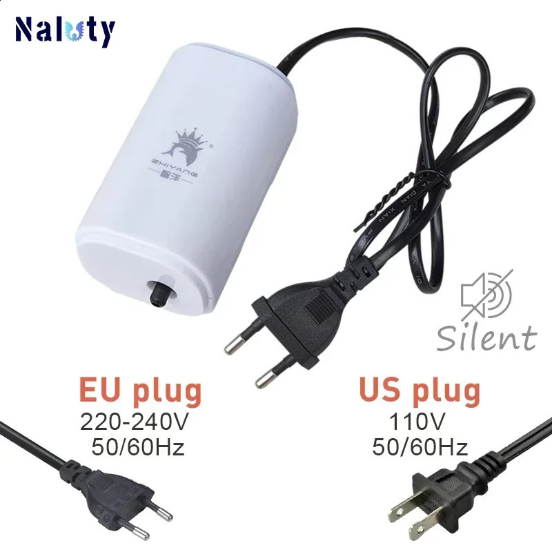 Ultra Silent 3W 220V240V Aquarium Air Pump Fish Tank Mini Compressor 110V Oxygen 250318