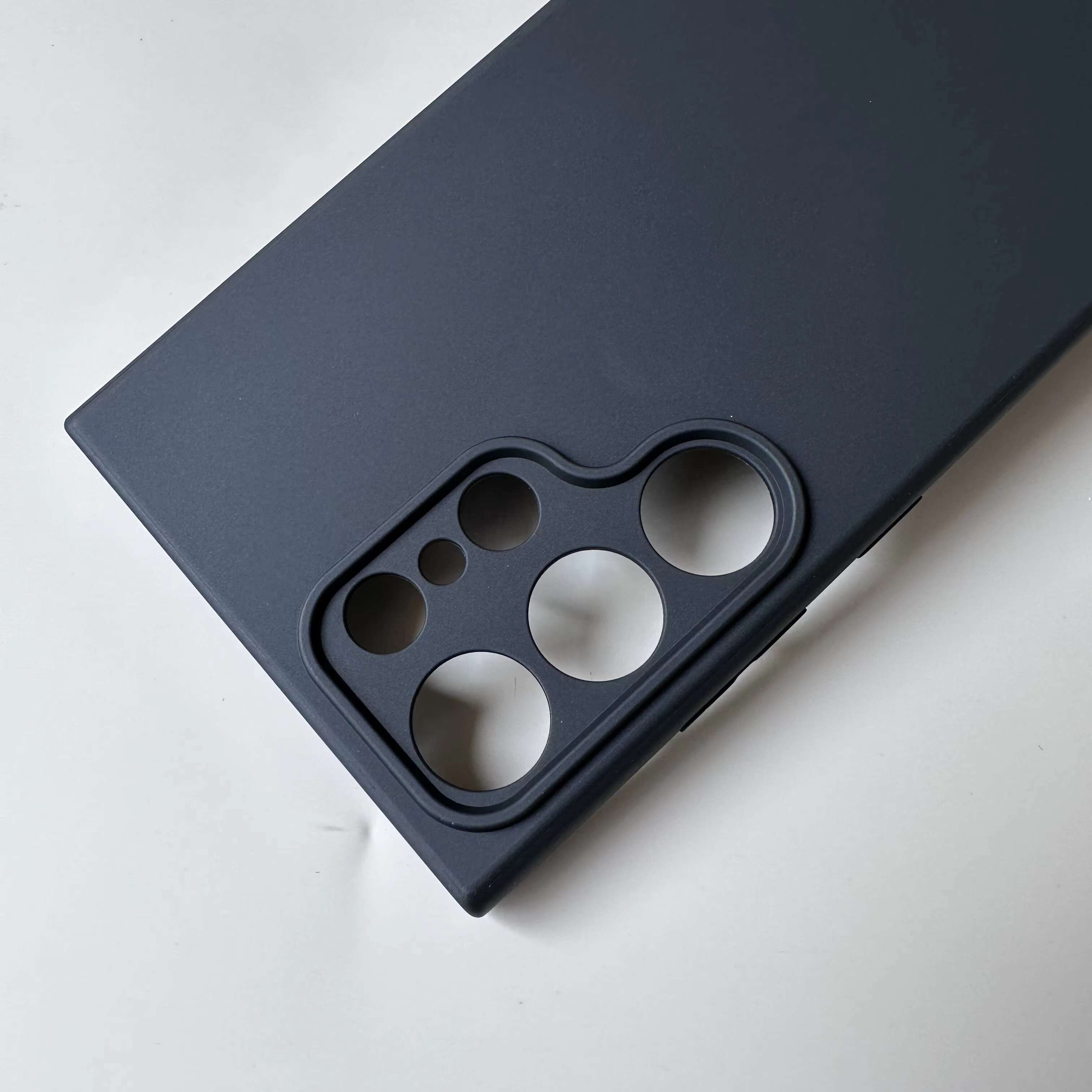 New Matte 1.5mm Soft TPU Shockproof Mobile Black Cover for Samsung Galaxy Plus S24 Ultra Phone Case