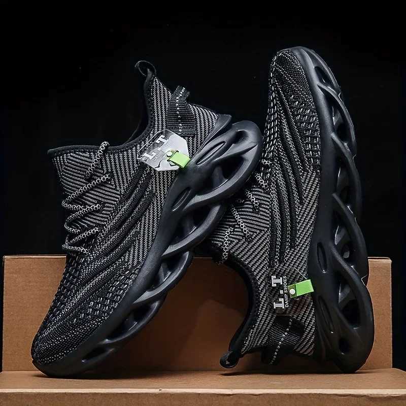 Mens Lightweight Fashion Plus Size Casual Sneakers Sports Mens Shoes Comfortable Breathable Shock Absorber Running Shoes Male Z250319