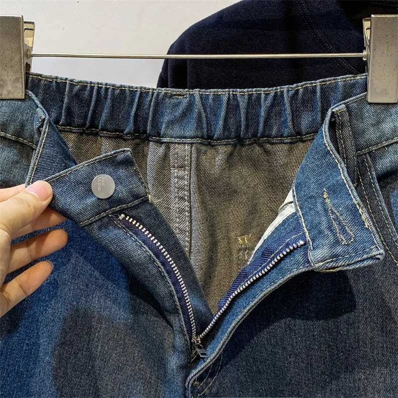 Star Shaped Men Denim Shorts Jeans Solid Color Pocket Shorts Fashionable Casual Short Jeans Harajuku High Street Mens Clothing W250319