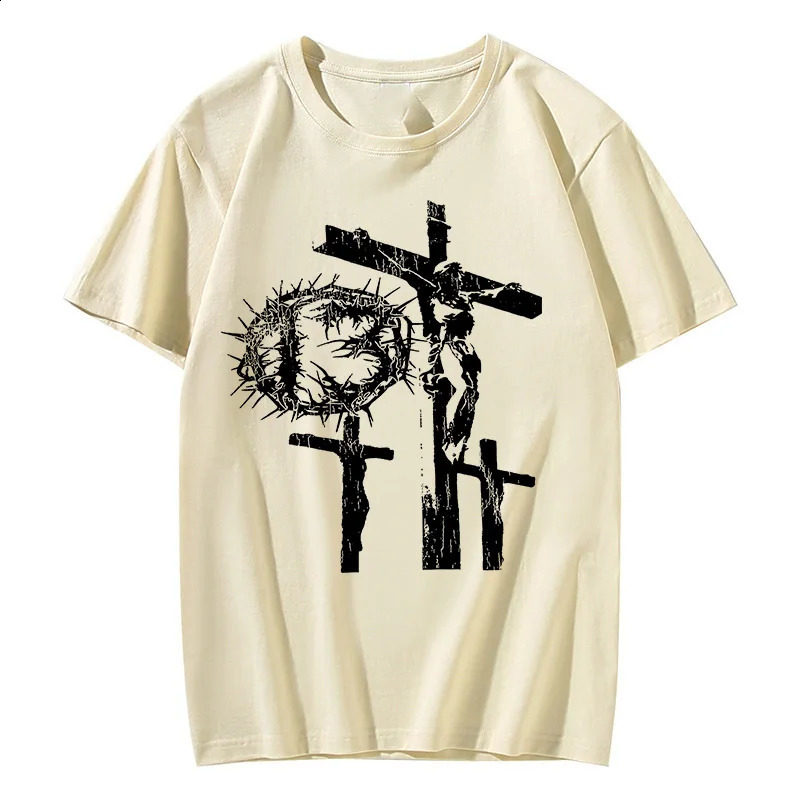 Street clothing Y2K pure cotton Tshirt Harajuku graphic printing oversized punk short sleeved rock gothic retro top hiphop fashion 250318