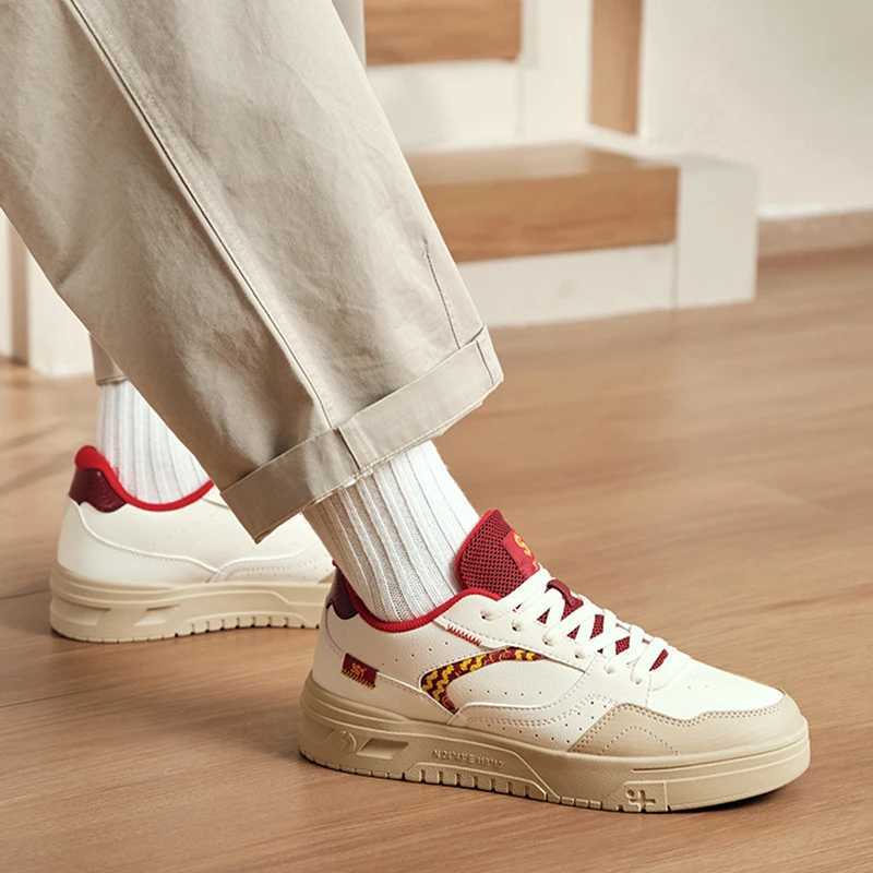 361 degree mens board shoes spring new casual version thick soled leather Cfortable fashionable and durable M sports shoes 672516615 Y250318