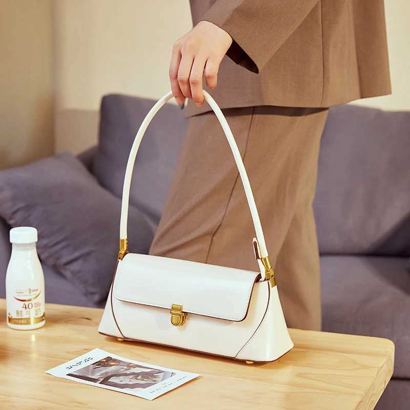 New Arrival Hifashion Cowhide Genuine Leather Underarm Shoulder Bags For Women 2025 Trend Designer Top Handle Female Tote Ladies Handbags T250318