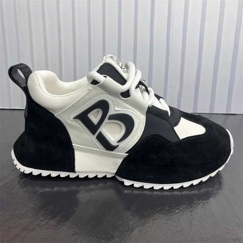 Mens Sneakers 2025 New Trend Personali Casual Shoes Chunky Lace Up Running Shoes Luxury Vcanize Footwear Tenis Mascino Z250319