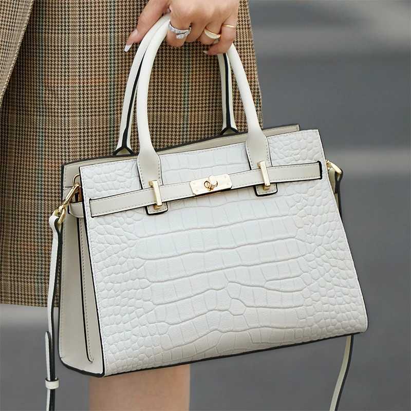 New Arrival Hot Zooler Fashion Womens Bag Full Leather Shoulder Bag Business Womens Genuine Bull Handbag Wallet Bolsa Feminina #wg383 T250318