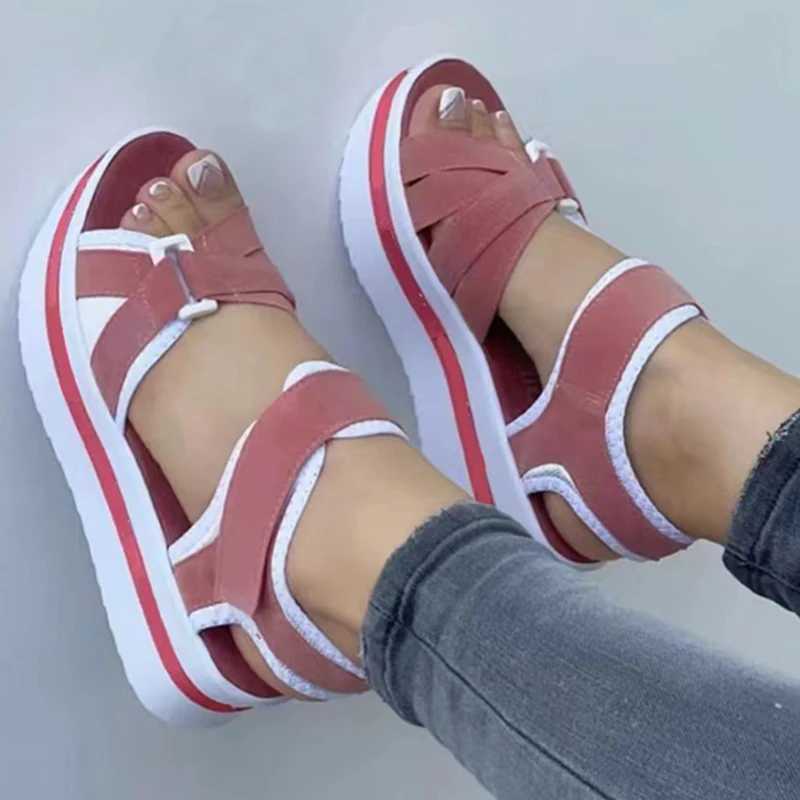 New Arrival Summer Sandals Shoes Women Outdoor Walking Shoes Party Women Shoe Wedge Sandals Woman Beach Footwear Female Sandal Women T250318