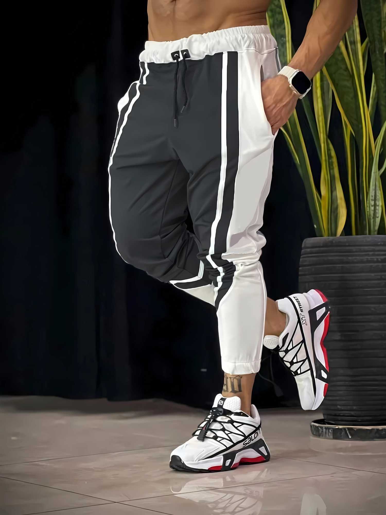 Summer mens casual sweatpants loose jogging pants X250319