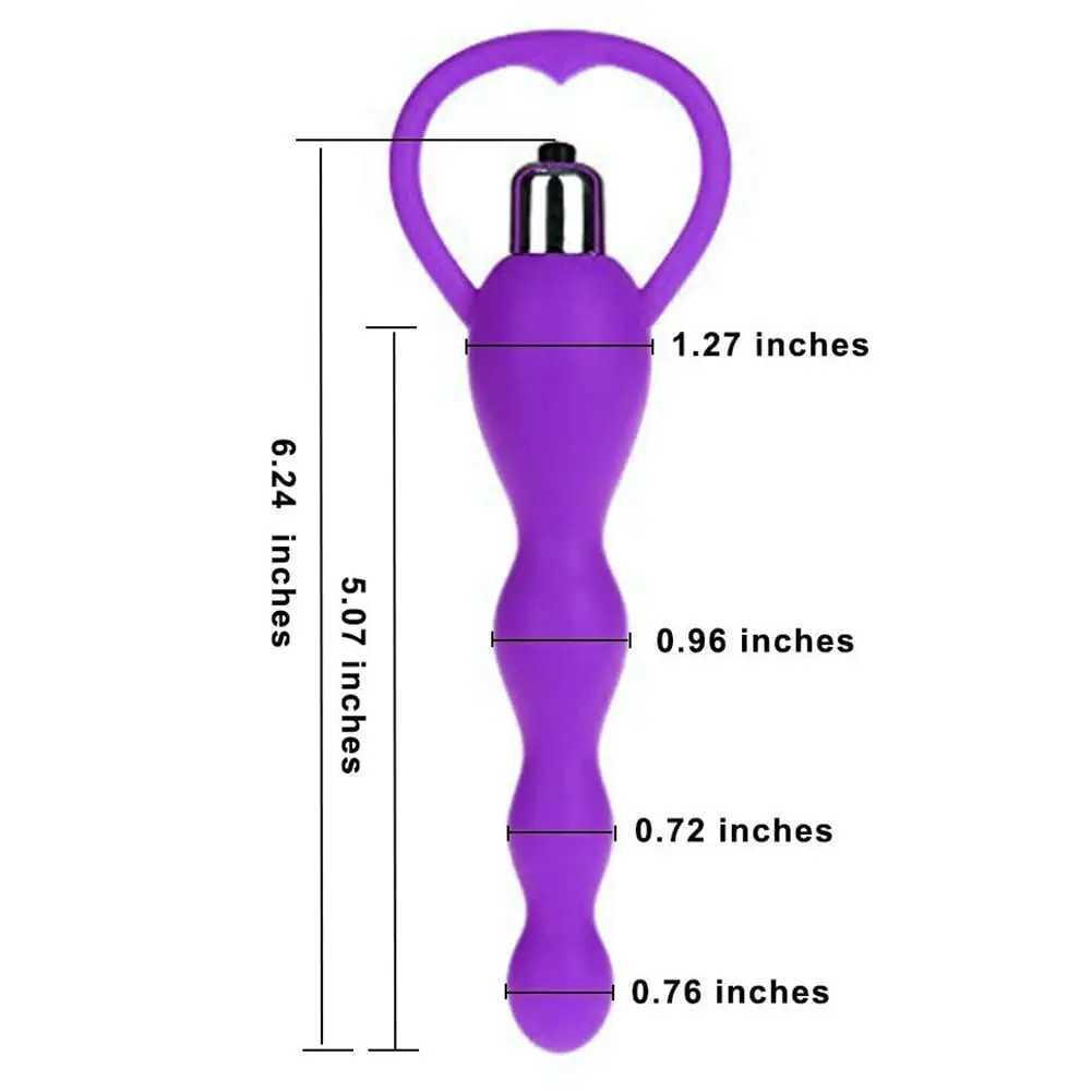 1/10 mode masturbation sex toy female anal vibrator soft silicone plug fake penis couple buttocks plug silicone adult product 18+ W250319