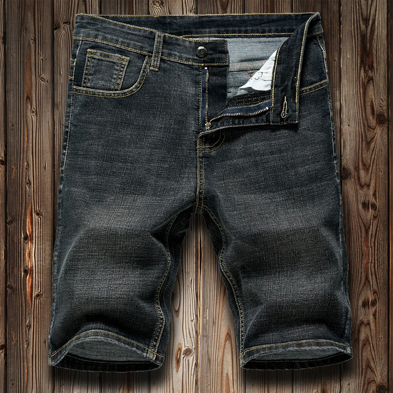 4 Model Classic Style Mens Slim Denim shorts Summer Business Fashion Thin Stretch Short Casual Pants Male 250317