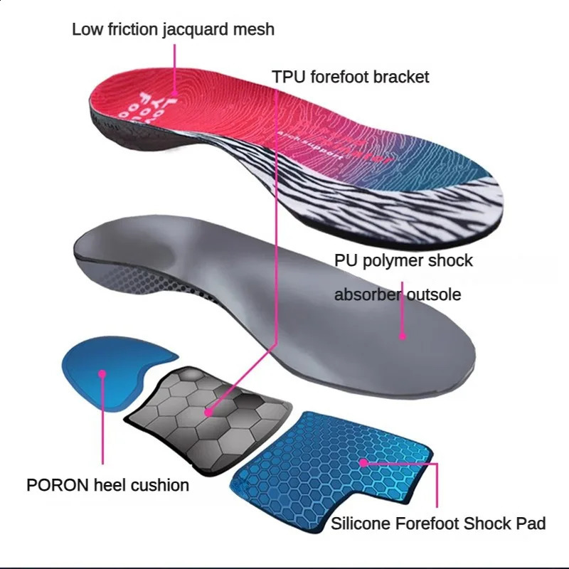 Basketball sports TPU anti twist comfortable breathable shock-absorbing full pad anti slip foot arch support insole 250319