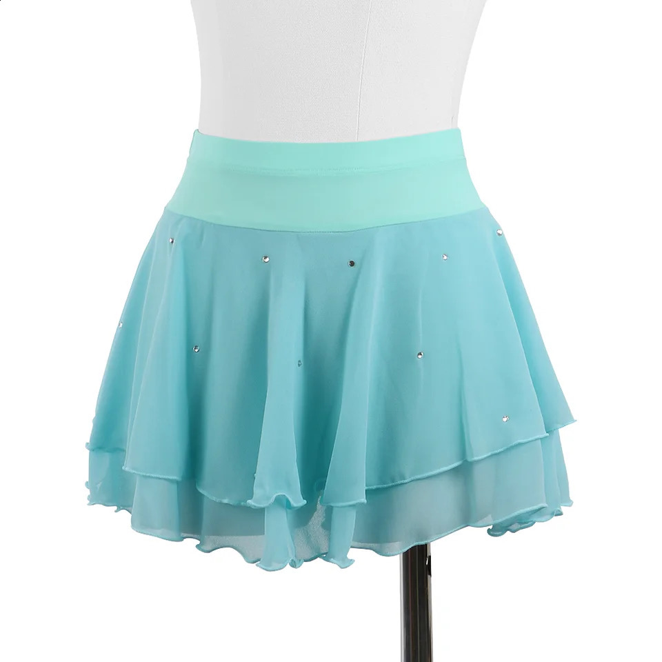 Zagitova Figure Skating Skirt For Women Girls Ice Skating Clothes Mini Skirt With Underwear Beautiful Diamond 250319