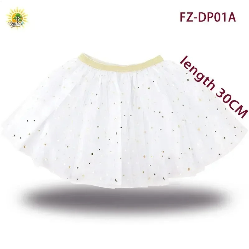Kids Princess Skirts Girls Irregular Layered Mesh Tulle Birthday Party Tutu Mini Skirts Girls Pink Snow Casual Ballet Skirt K016 250319