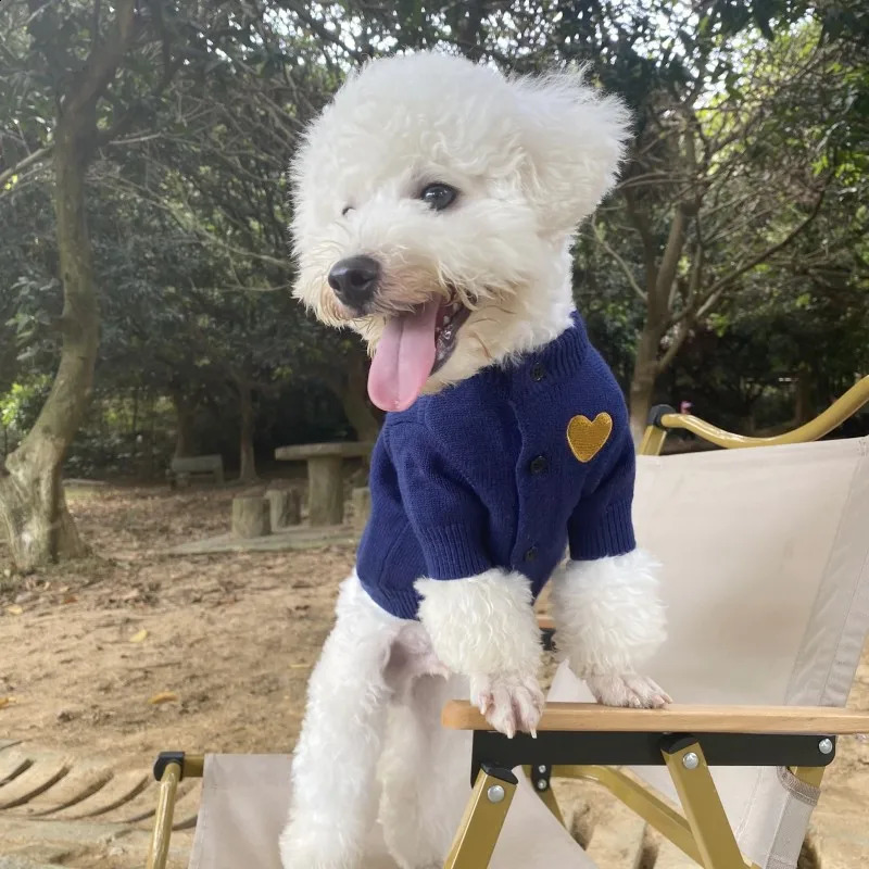 1 piece of pet clothing for spring and summer warmth dog hoodie love sweater suitable small mediumsized dogs cats 250318