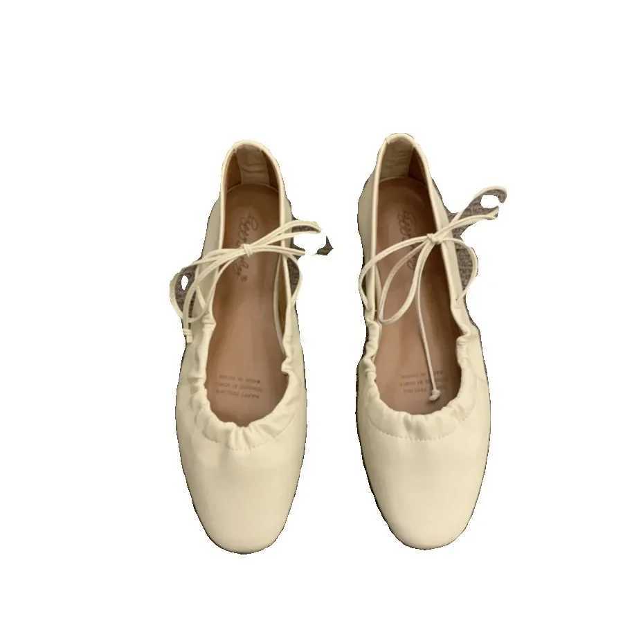 French Vintage Flat Bottom Shoes Soft Sole Loafers 2025 New Arrival Shoes Sier Mary Jane Single Shoes For Women Round ToeXJ250319