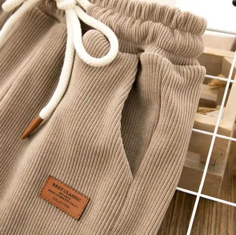 Winter Fleece Jogger Pant for Children Loose Sweatpant Spring Autumn Kids Teenage Boys Casual School Sport Pants Boys ClothesT250318