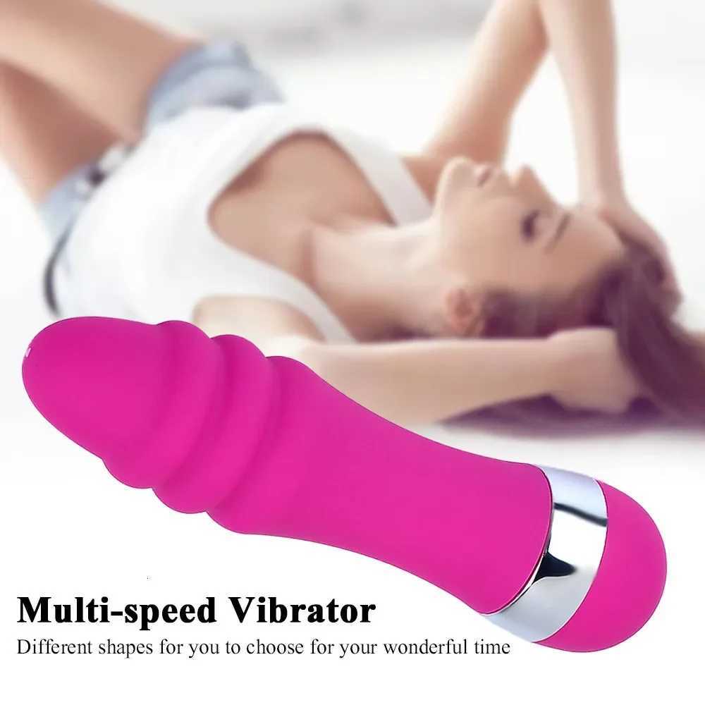 Multi speed vibrator mini AV vibrator G-Spot vibration fake penis sex click massager anal plug adult sex toy W250319